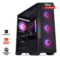 Ordenador AURA Gamer-PC Powered by MSI Intel i5 12400F 32GB DDR4 1TB RTX 5050 WiFi W11