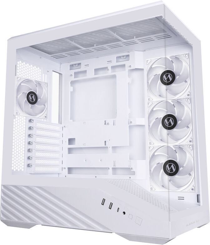 Caja ATX Lian Li Vector V100 Blanca Vidrio Templado image number 2