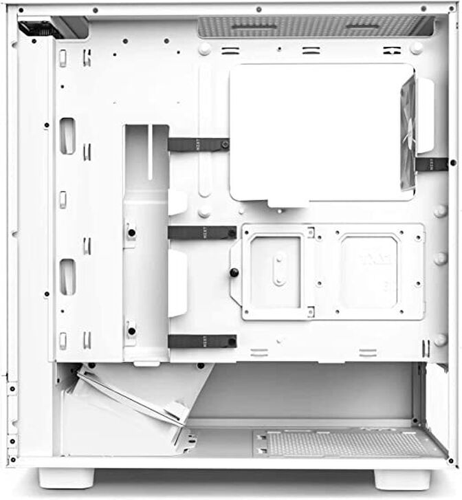 Torre ATX NZXT H5 Flow Blanco Cristal Templado image number 3