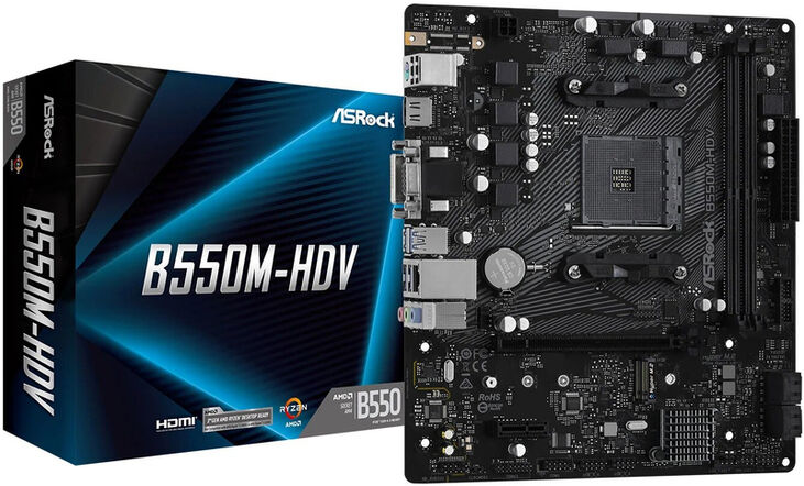 Placa Base ASRock B550M-HDV image number 0