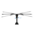 Soporte de Pared Tooq Tilt e GiRat&oacute;nrio 2 Pivots 23" a 55" Max. 30kg Negro image number null