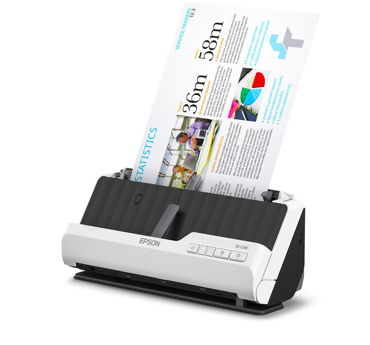 Escáner de Documentos Epson WorkForce DS-C330 image number 4