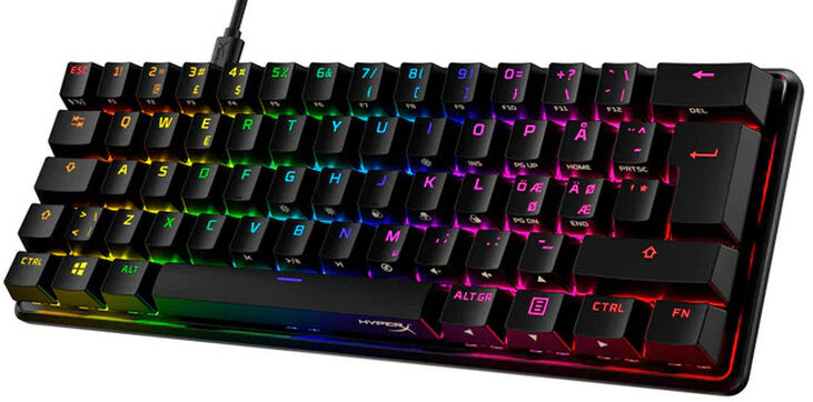 Teclado Mec&acirc;nico HyperX Alloy Origins 60 RGB Gaming US Red Switches image number 1