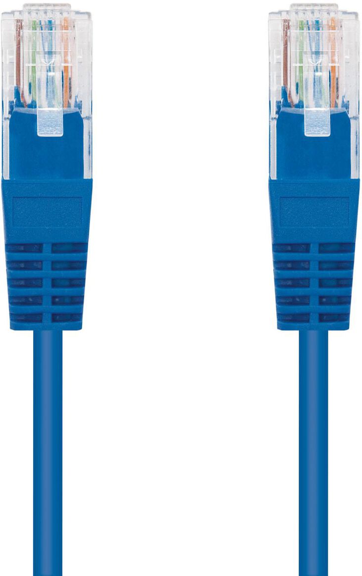 Cable de Red Nanocable RJ45 CAT.6 UTP AWG24 25 CM Azul image number 1