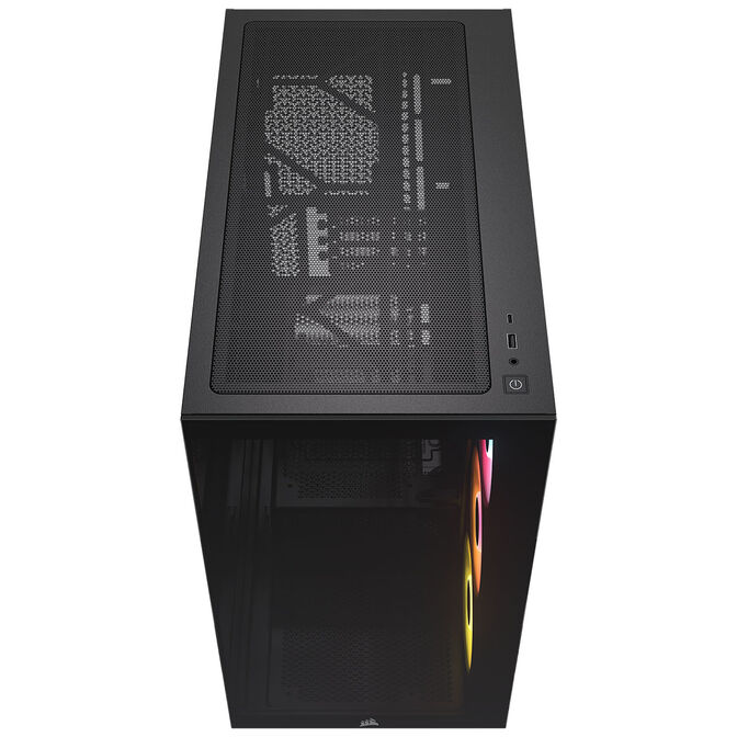 Torre Micro-ATX Corsair 2800X RS-R ARGB Negro Cristal Templado image number 2