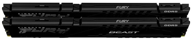 Kingston Kit 32GB (2 x 16GB) DDR5 5600MHz FURY Beast Negro CL36 image number 2