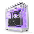 Torre ATX NZXT H6 Flow RGB Blanca Cristal Templado image number null