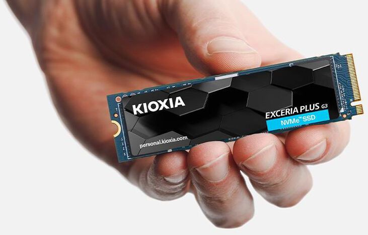 SSD Kioxia Exceria Plus G3 1TB M.2 NVMe Gen 4.0x4 (3900/5000MB/s) image number 2