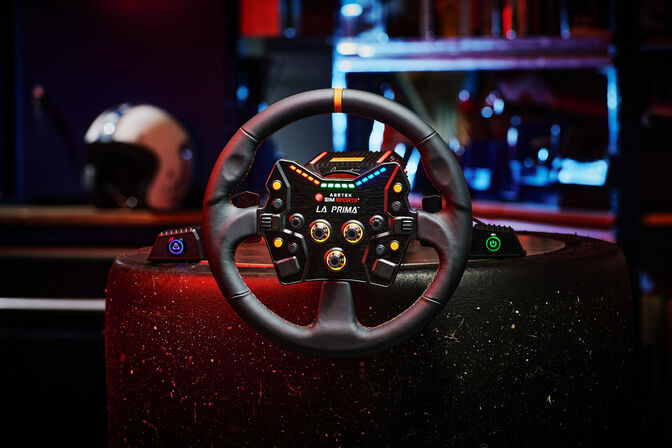 Asetek SimSports GT Rim - Round, Leder image number 3