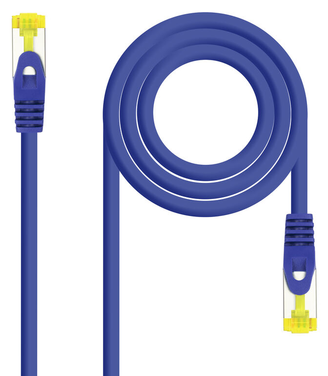 Cable de Red NanoCable RJ45 LSZH CAT.6A SFTP AWG26 2 M Azul image number 0