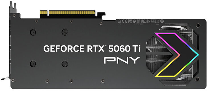 Tarjeta Gráfica PNY GeForce® RTX 5060 Ti Gaming RGB Triple Fan OC 16GB GDDR7 DLSS4 image number 7
