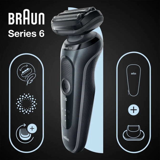 Afeitadora Braun Series 6 61-N1200S image number 3