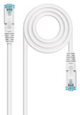 Cable de Red NanoCable RJ45 LSZH CAT.7 600MHZ SFTP AWG26 1 M Blanco image number null