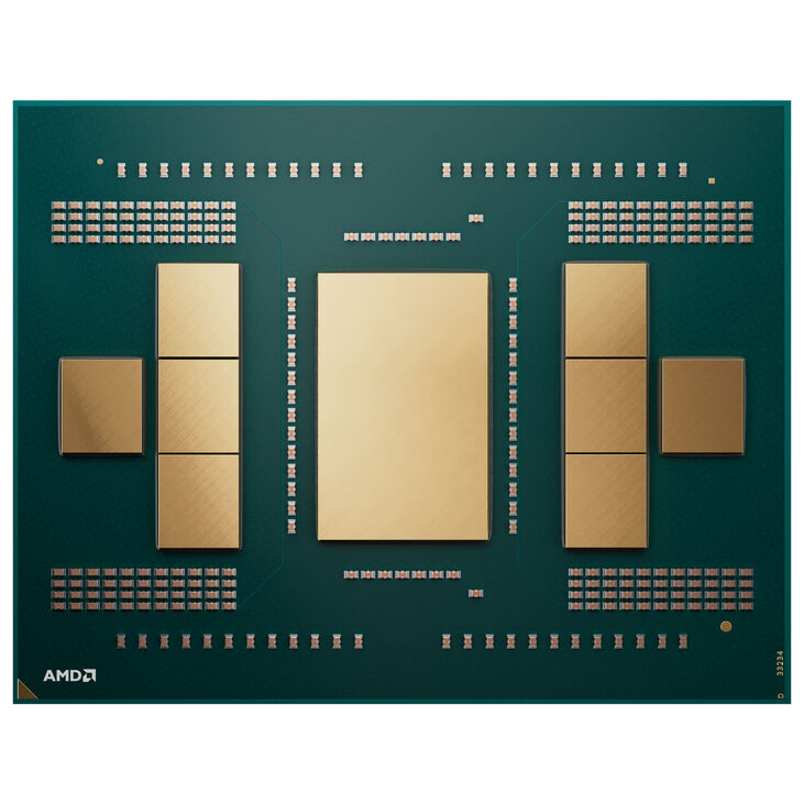 Procesador AMD Threadripper 9980X 64-Core (3.2GHz-5.4GHz) 320MB sTR5 TRX50 image number 6