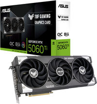 Tarjeta Gráfica Asus GeForce® RTX 5060 Ti TUF Gaming OC 8GB GDDR7 DLSS4