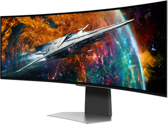 Monitor Curvo Samsung Odyssey G9 49" G95SC OLED 5K UHD 240Hz 0.03ms FreeSync Premium Pro image number 1
