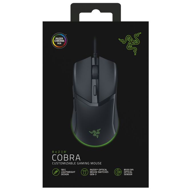 Rat&oacute;n Razer Cobra RGB 8500DPI Negro image number 6
