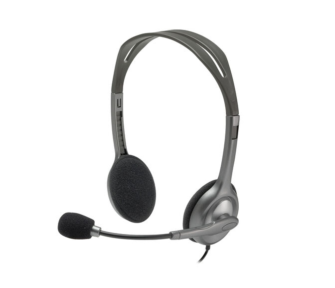 Auriculares Logitech H110 3.5mm Gris image number 0