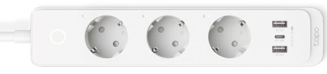 Regleta Inteligente TP-Link Tapo P300 Wi-Fi 3 Tomas + 2xUSB-A QC3.0 + USB-C PD 18W image number 0