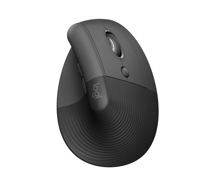 Ratón Laser Logitech Lift Vertical Ergonómico Wireless 4000DPI Graphite image number 3