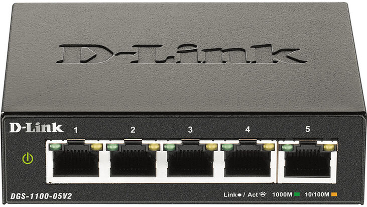 Switch D-Link DGS-1100-05V2 EasySmart 5 Portas Gigabit image number 0