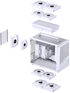 Caja Micro-ATX Jonsbo Z20 Blanco image number null