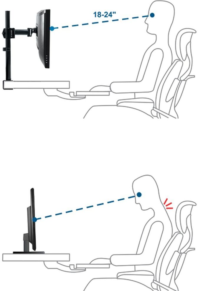 Soporte para Mesa Arctic Z2 Basic Duplo image number 3
