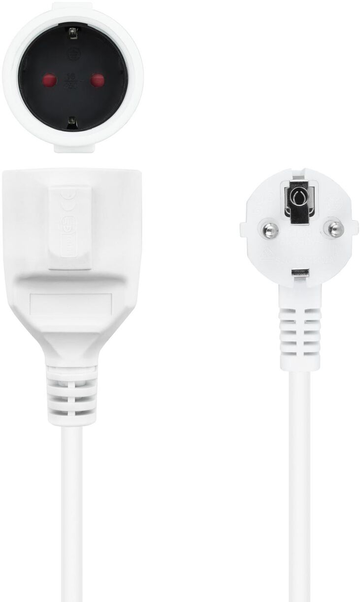 Cable de Alimentación Alongador 3m Blanco image number 2