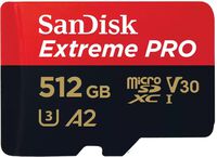 Tarjeta de Memoria SanDisk Extreme Pro MicroSDXC UHS-I C10 U3 V30 512GB