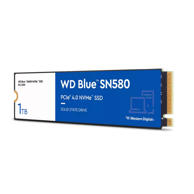 DIsco SSD Western Digital Blue SN580 1TB M.2 NVMe Gen 4 (4150/4150MB/s) image number 1