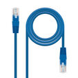 Cable de Red NanoCable RJ45 CAT.6 UTP AWG24 1 M Azul image number null