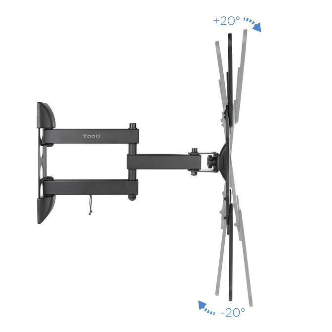 Soporte de Pared Tooq 23" a 55" Max. 30kg Negro image number 9