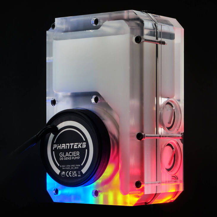 Reservorio + Bomba Phanteks Glacier EZ-Fit D5 140 - Negro image number 3