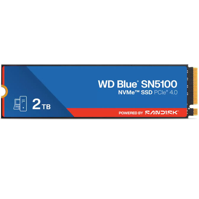 Disco SSD Western Digital Blue SN5100 2TB Gen4 M.2 NVMe (7100/6700MB/s) image number 0