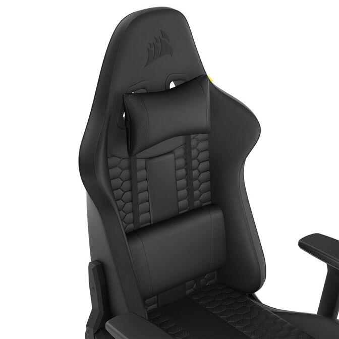 Silla Gaming Corsair TC100 RELAXED - Leatherette Negro image number 5