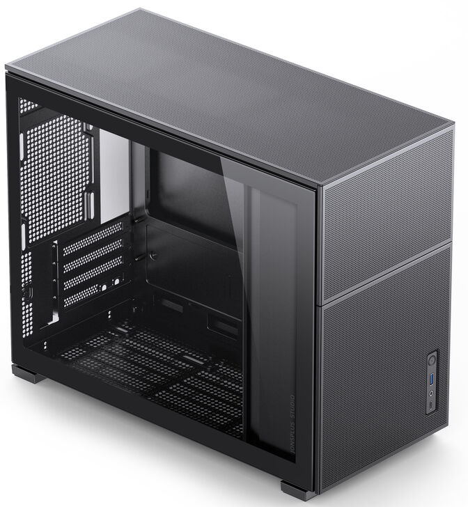 Caja Micro-ATX Jonsbo D31 MESH Vidrio Templado Negro image number 1