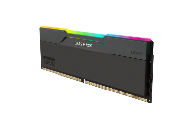 KLEVV Kit 32GB (2 x 16GB) DDR5 CRAS V 6000MHz CL28 RGB Obsidian Black (Intel XMP/AMD Expo) image number 10