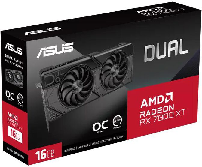 Tarjeta  Asus Radeon RX 7800 XT Dual OC 16GB image number 11