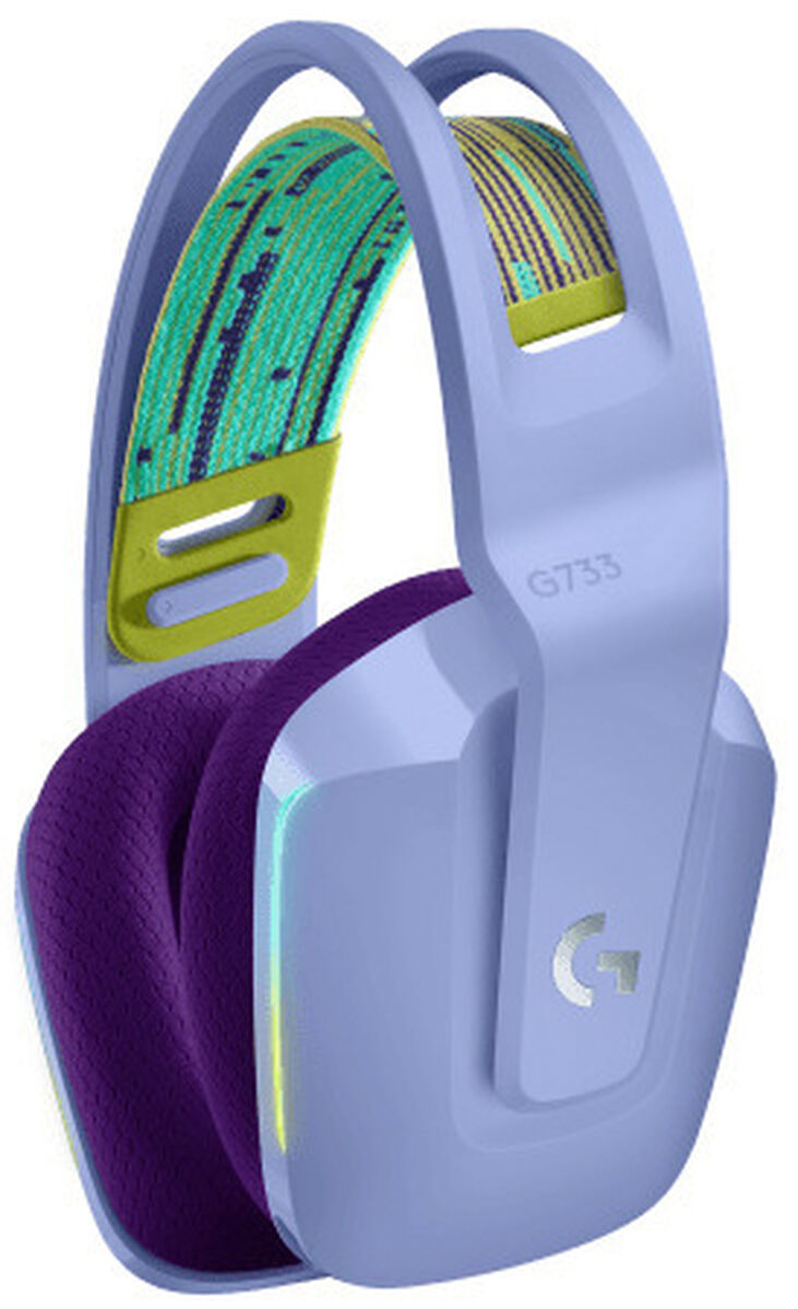 Headset Logitech G Series G733 Lightspeed RGB Wireless Lavanda image number 1