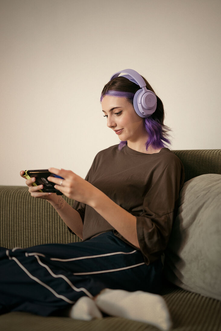Auriculares SteelSeries Arctis Nova 3P Wireless/Bluetooth Lavanda image number 5