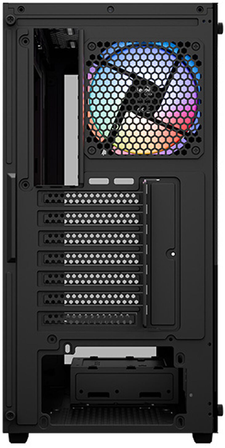 Caja ATX Aerocool Pivot Vidrio Templado Negro image number 2