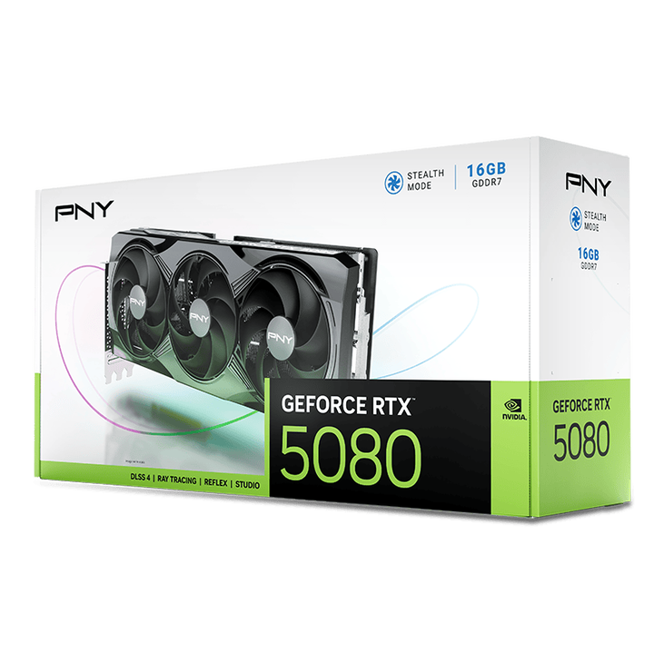 Tarjeta Gráfica PNY GeForce® RTX 5080 Gaming Triple Fan 16GB GDDR7 DLSS3 image number 1