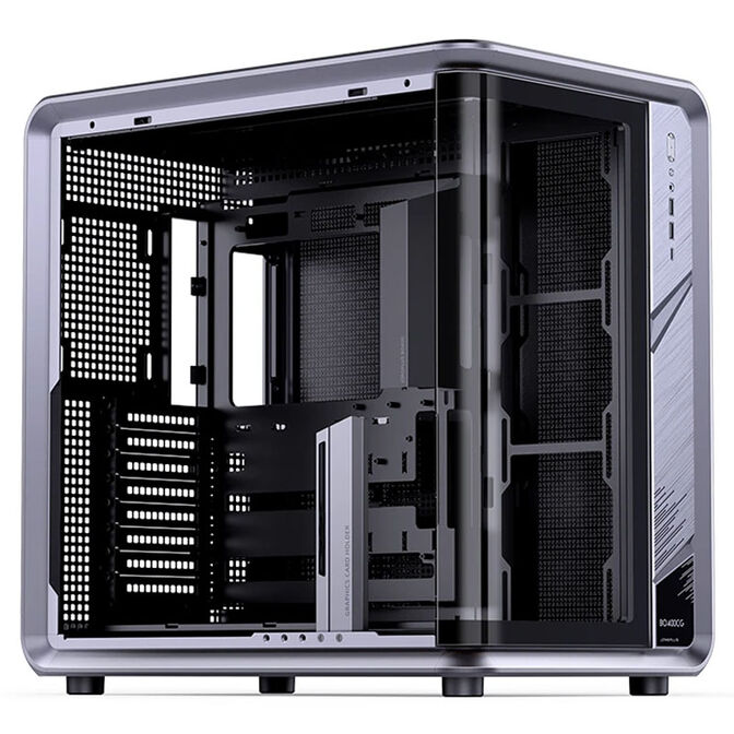 Caja ATX Jonsbo BO400CG Vidrio Templado Gris image number 6