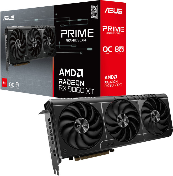 Tarjeta Gráfica Asus Radeon RX 9060 XT Prime OC 8GB GDDR6 image number 9