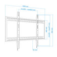 Soporte de Pared Tooq 60" a 100" Max. 130Kg image number null