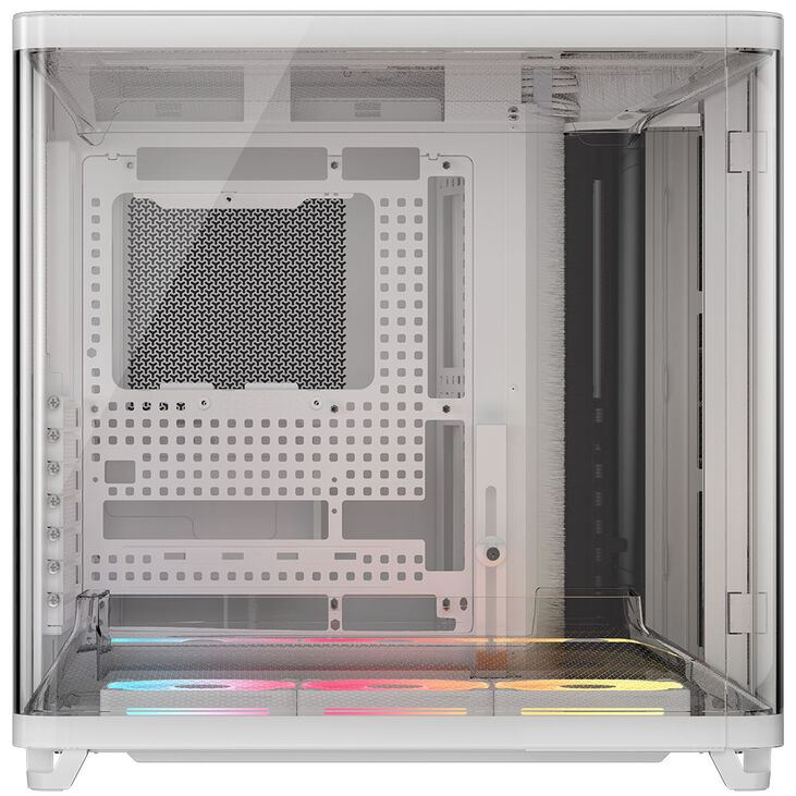 Torre E-ATX Corsair AIR 5400 LX-R Link Blanca Cristal Templado image number 2
