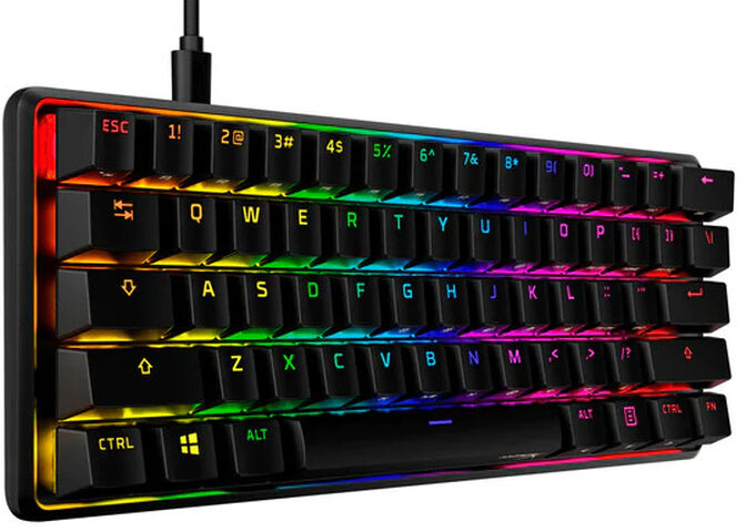 Teclado Mec&acirc;nico HyperX Alloy Origins 60 RGB Gaming US Aqua Switches image number 1