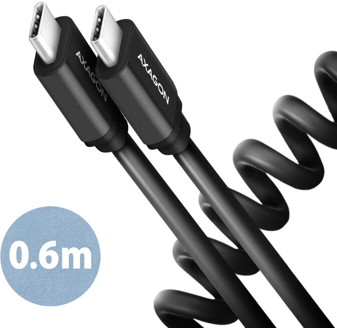 Cable Twister AXAGON BUCM Activo USB-C, para USB-C - 0.6M image number 0