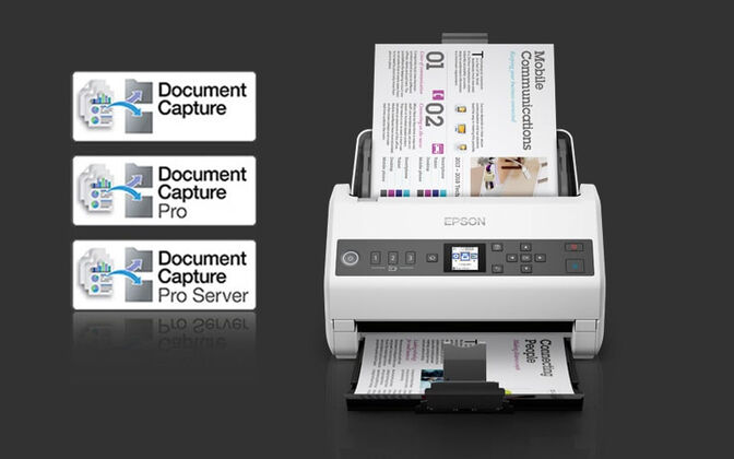 Esc&aacute;ner de Documentos Epson WorkForce DS-730N image number 5