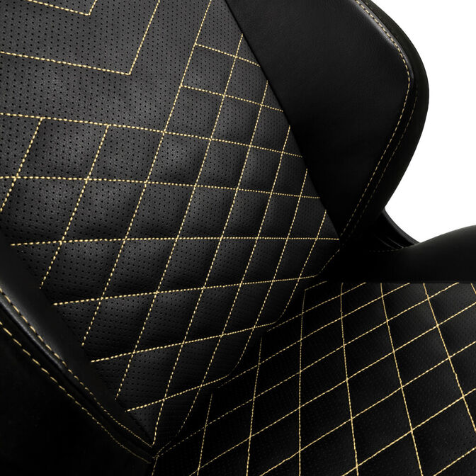 Silla noblechairs HERO - Negro / Dorado image number 1